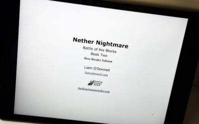 Nether Nightmare off to beta readers. I go into hiding.